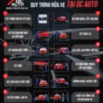 Quy trình rửa xe ô tô 12 bước tại QC Auto — rửa đúng cách, giữ sơn bền
