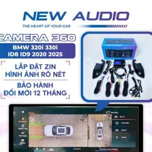 Camera 360 lắp zin BMW 320i, 330i đời 2020–2025 dùng màn hình iDrive 8 / iDrive 9 - QC Auto Thủ Đức