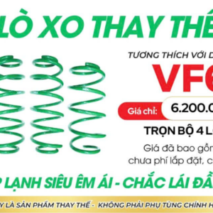 Lò xo thay thế VinFast VF6/VF7 — trọn bộ 4 lò xo 6.200.000đ tại QC Auto Thủ Đức