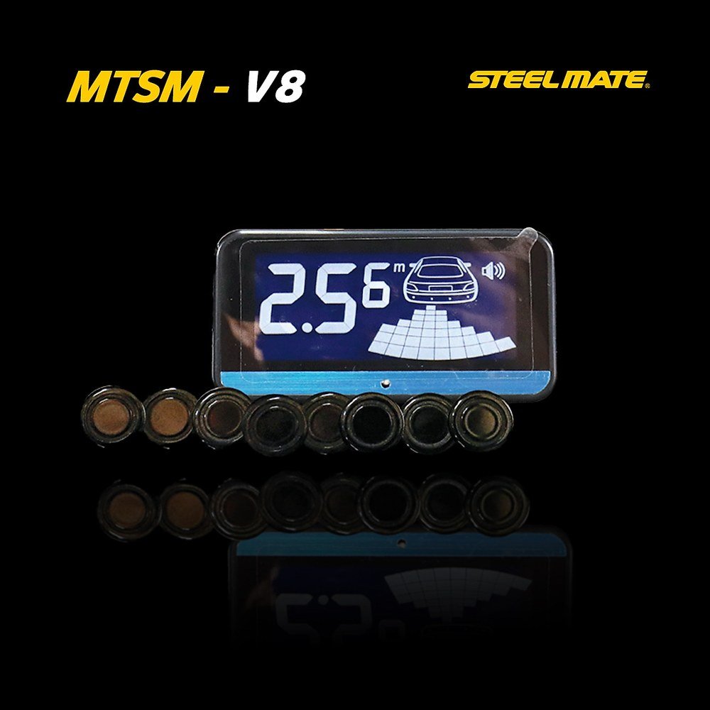 Cảm biến lùi 8 mắt Steelmate V8 (Lựa chọn màu theo màu xe) — QC Auto