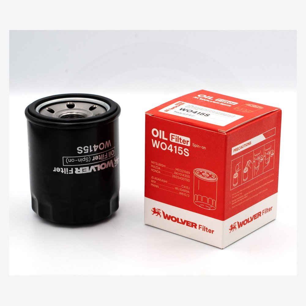 Lọc nhớt ĐC Wolver WO415S Honda/Mitsubishi/Mazda xăng — QC Auto